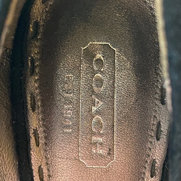 Coach Suede Wedge Heels - size 8.5 - Picture 2 of 9